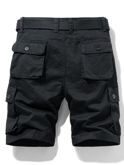 Herren Cargo Shorts Freizeit Klassisch mit Gürtel und Taschen