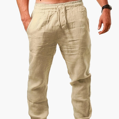Herren Freizeithose mit Kordelzug – Bequeme Sommerhose für Alltag und Urlaub