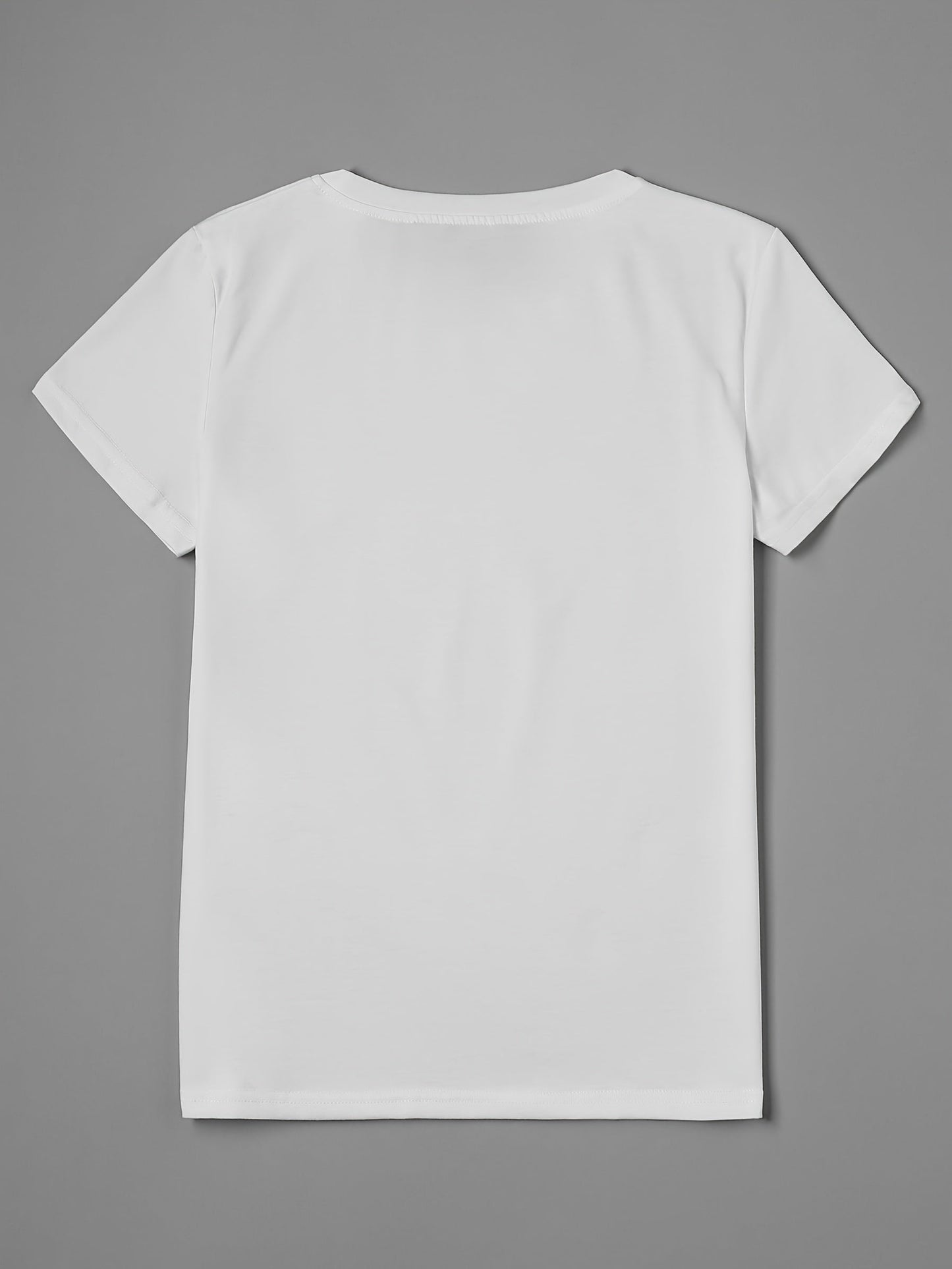Damen T-Shirt mit Blumenprint – Modisches Freizeitshirt mit Mohnblumen Design