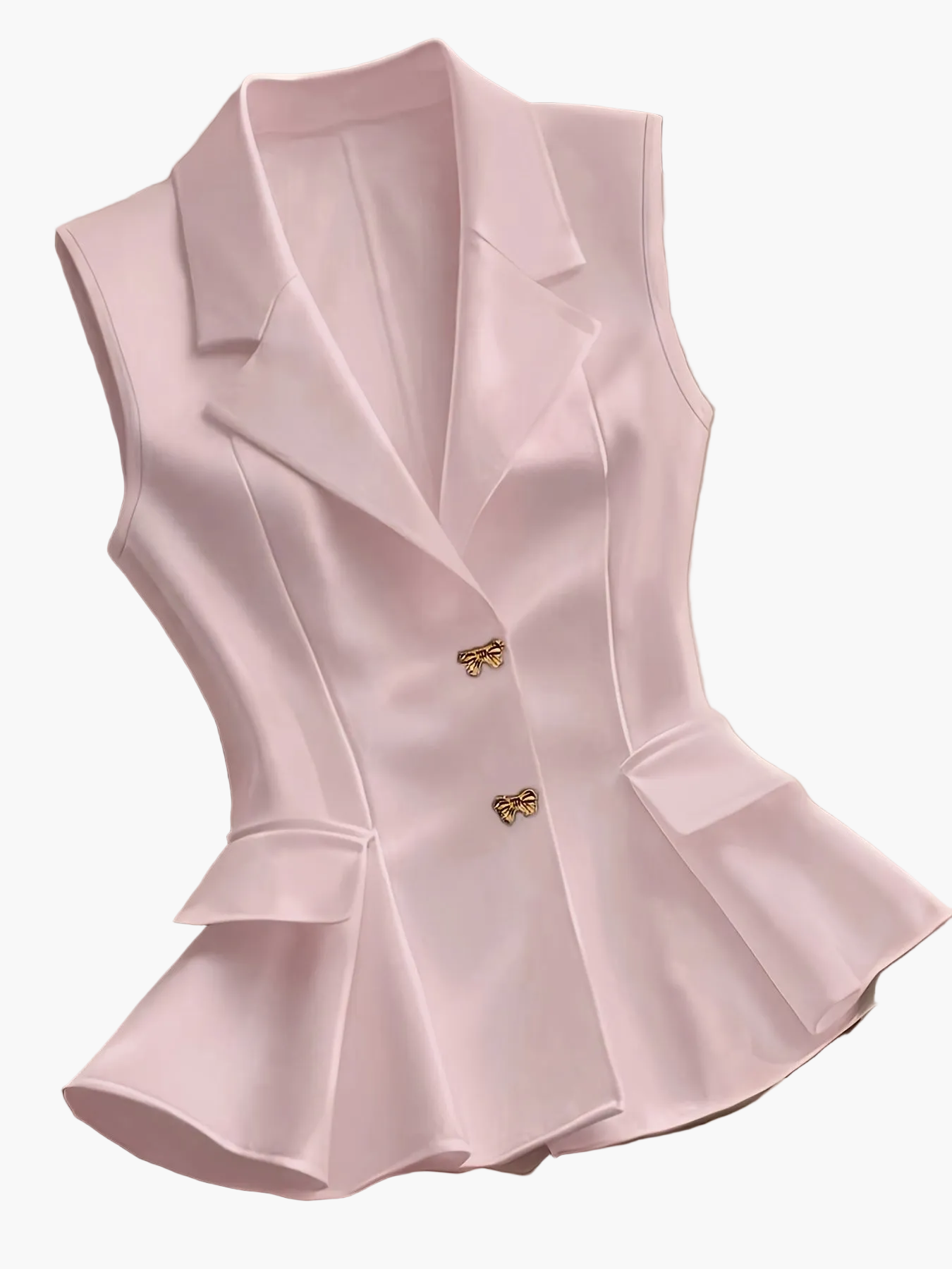 Damen Elegante Ärmellose Blazer-Weste für Business und Freizeit