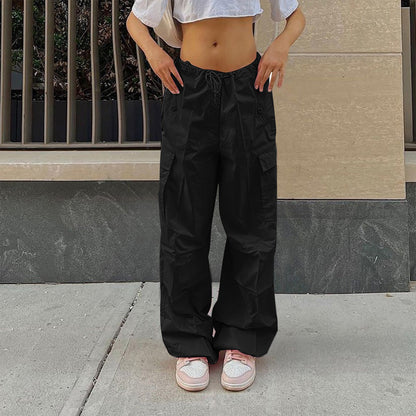 Ruby – Modische Damen-Cargohose mit Kordelzug und Taschen