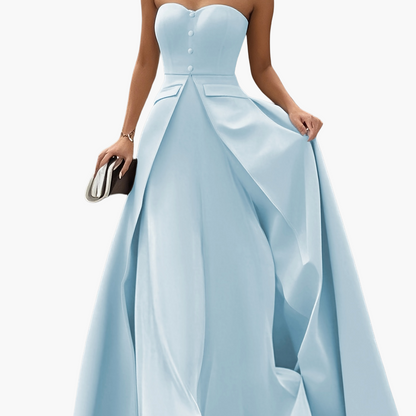 Damen Abendkleid Elegant Bandeau Stil für festliche Anlässe und Gala