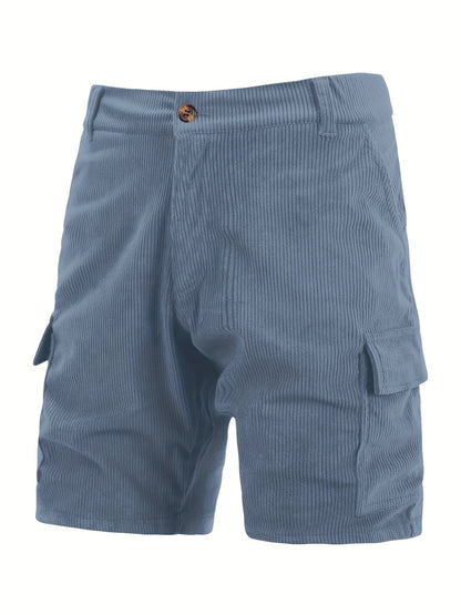 Herren Cargo Shorts Freizeit Regular Fit mit Taschen – Lässige Sommer Bermudas