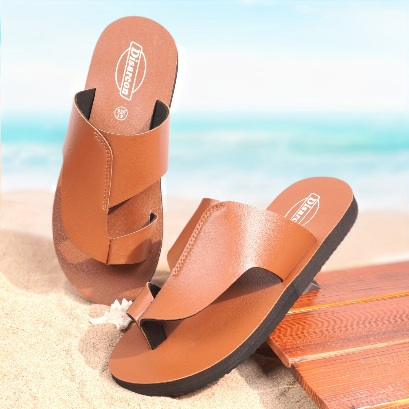 Herren Vintage Zehentrenner Sandalen – Stilvolle Sommerschuhe für Alltag & Freizeit