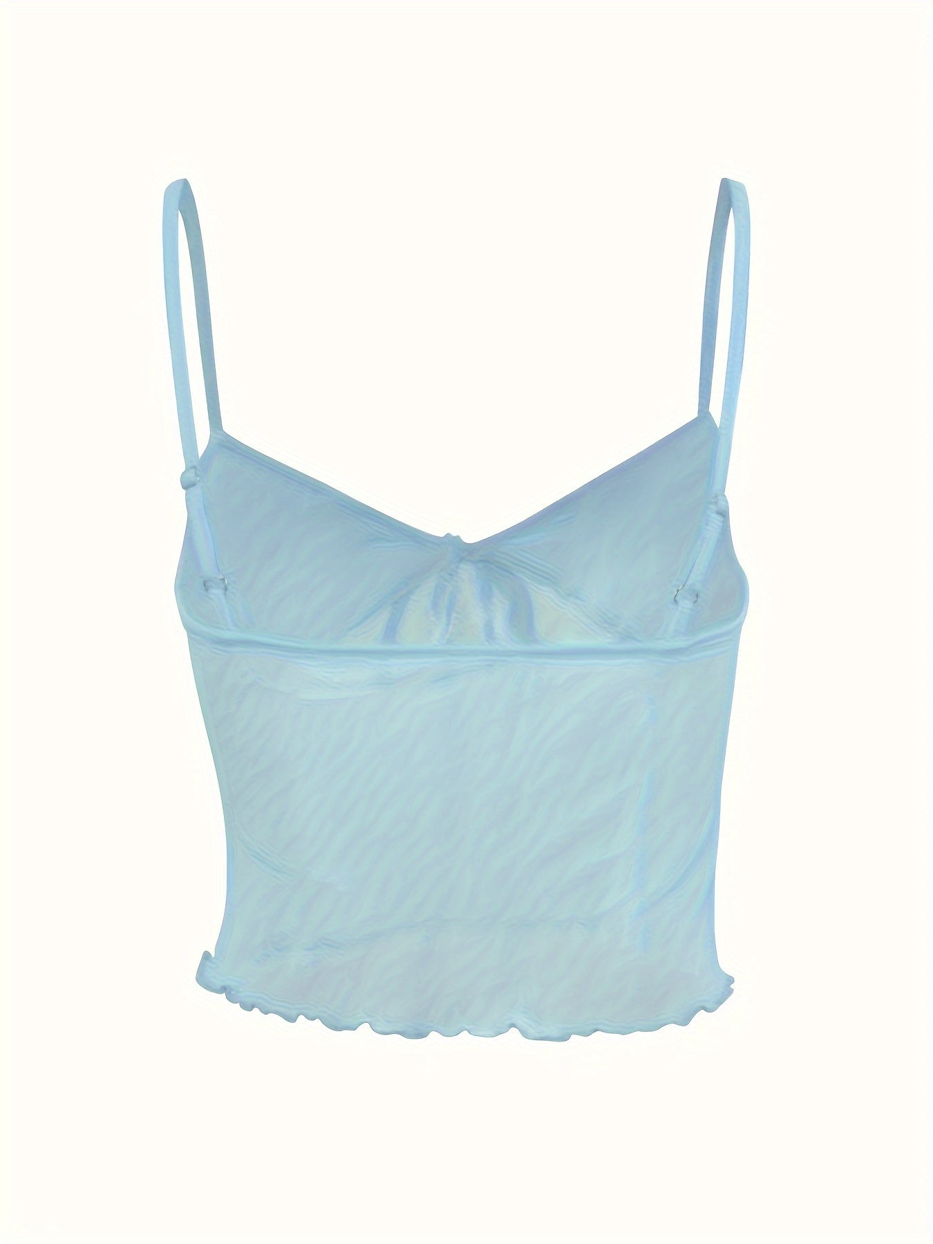 Damen Crop Top mit Spaghettiträgern und Frontbindung – Trendiges Party- und Ausgeh-Oberteil