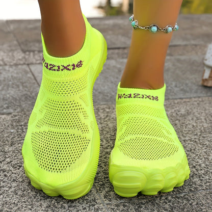 Damen Slip-On Sneaker mit sportlichem Design für Alltag und Training