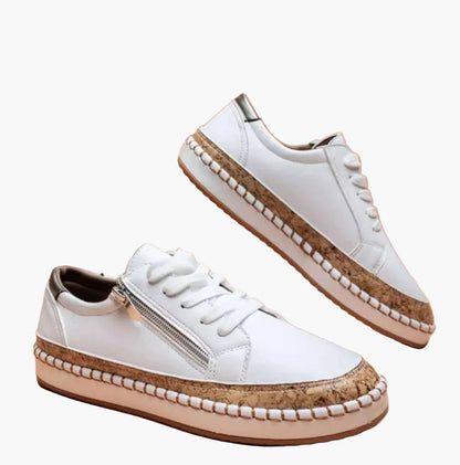 Damen Sneaker mit floralen Mustern – Modische Freizeitschuhe mit orthopädischem Komfort