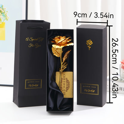 Edle Geschenkrose im Geschenkkarton – Dekorative Blume für Muttertag, Damen, Geschenkidee, Wohnaccessoire