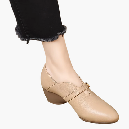 Damen Vintage Mary-Jane Pumps mit Blockabsatz – Elegante Alltags- und Festschuhe