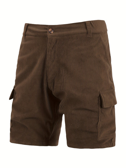 Herren Cargo Shorts Freizeit Regular Fit mit Taschen – Lässige Sommer Bermudas