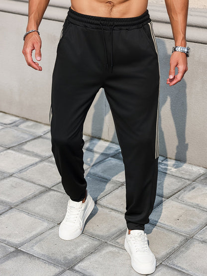 Herren Jogginghose mit sportlichen Seitenstreifen – Moderner Freizeitstil
