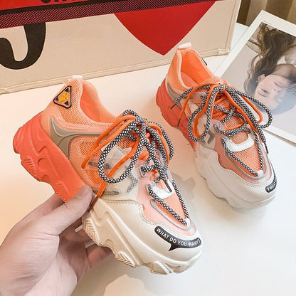 Hannah – Regenbogen-Plateauschuhe für Damen