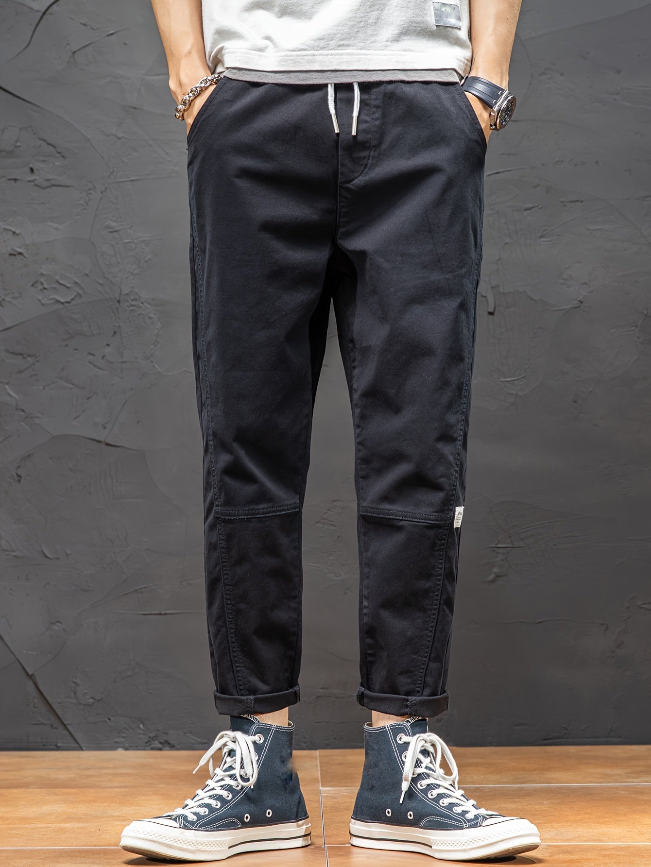 Herren Utility-Tapered Freizeithose – Moderner Streetstyle für Alltag und Freizeit