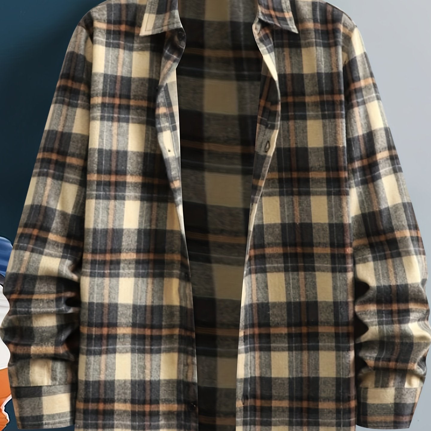 Herren Kariertes Freizeithemd – Klassischer Look für Büro und Alltag