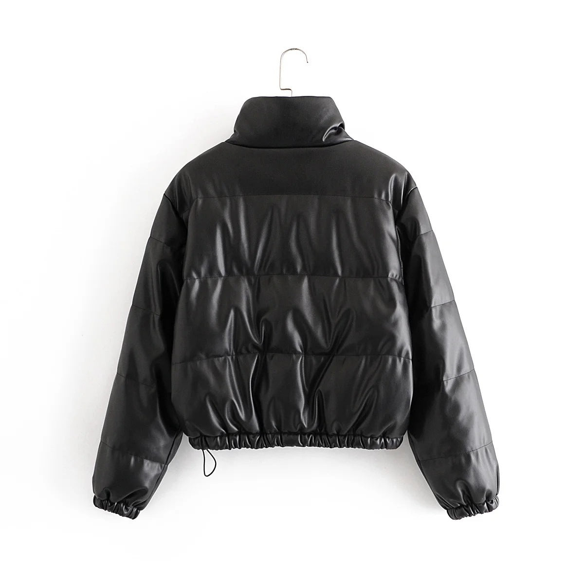 Michael – Fauxleder Baumwolljacke im Street-Style