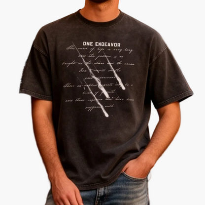 Herren Streetstyle Oversize T-Shirt mit Print – Lässige Mode für Alltag und Freizeit