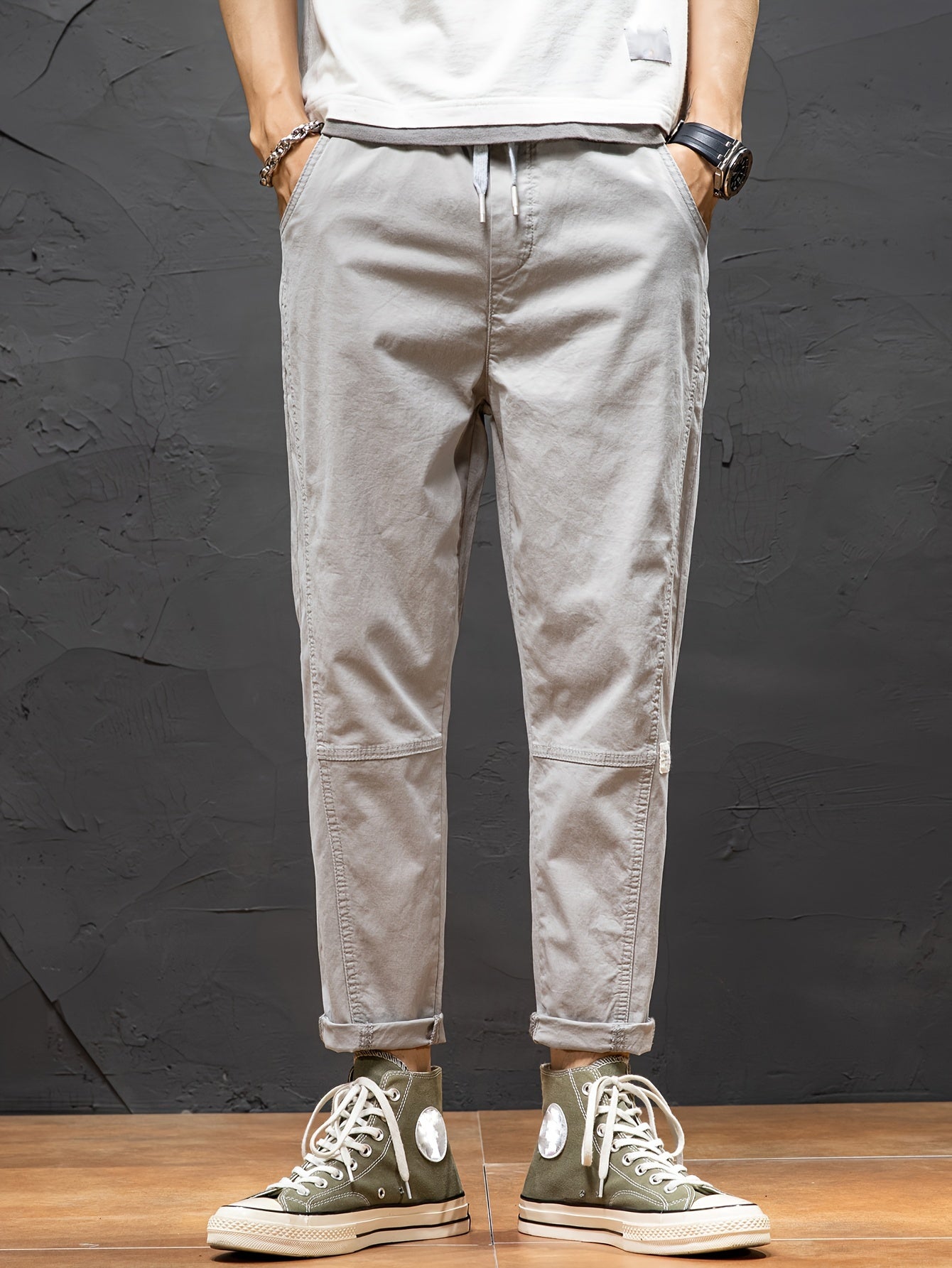 Herren Utility-Tapered Freizeithose – Moderner Streetstyle für Alltag und Freizeit