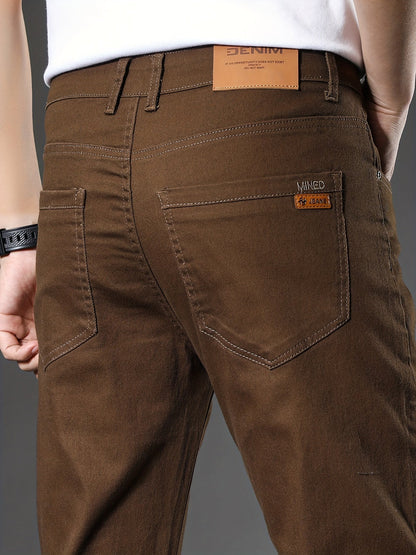 Herren Gerade Jeans im lässigen Workwear-Stil für Alltag und Freizeit