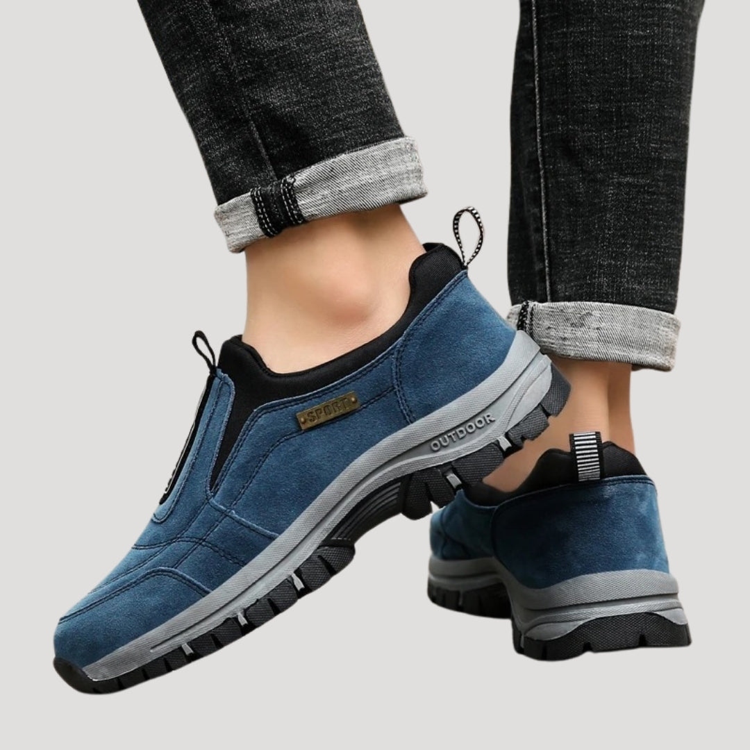 Herren Outdoor Slip-On Wanderschuhe – Bequeme Freizeitschuhe für Spaziergänge und Trekking