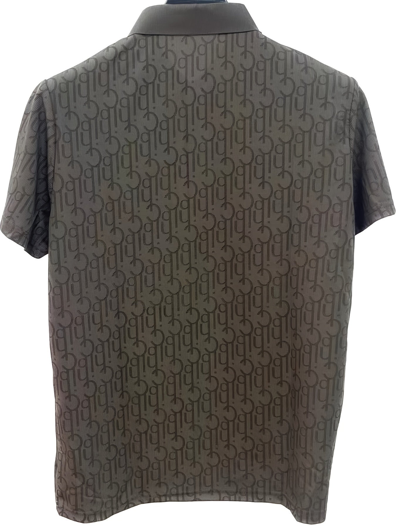 Herren Poloshirt mit modernem Muster und stilvollem Kragen – Freizeit & Alltag