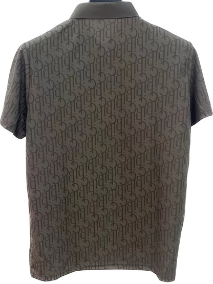 Herren Poloshirt mit modernem Muster und stilvollem Kragen – Freizeit & Alltag