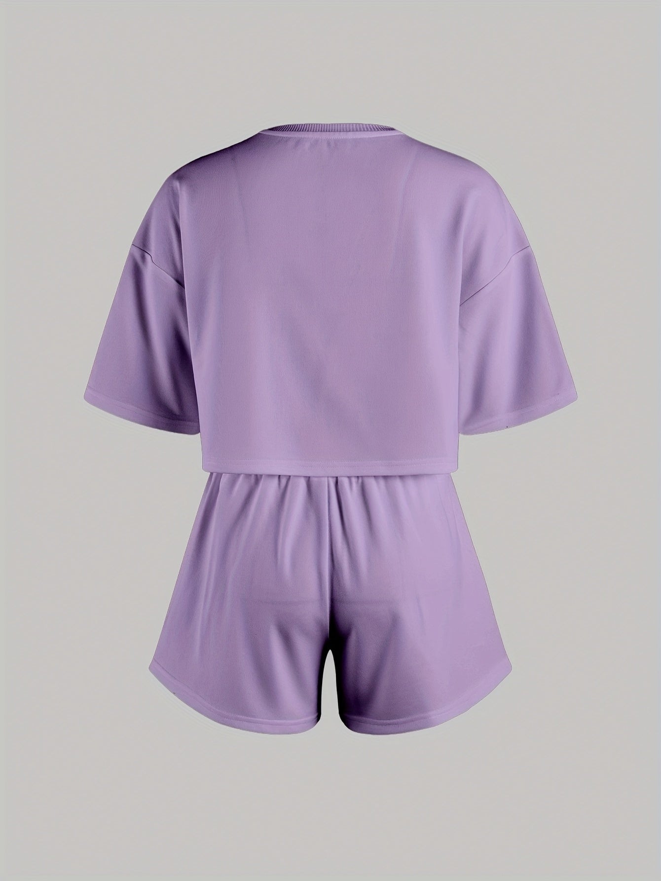Damen Pyjama-Set mit blauen Herz-Prints – Lässige Homewear für gemütliche Wintertage