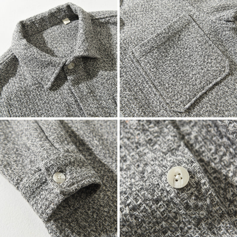 Jeremy – Herbstliches Herren-Poloshirt mit Langarm