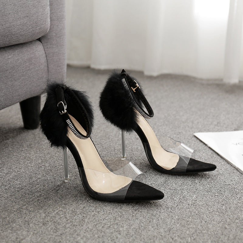 Heather – Glitzernde Damen High Heels mit Strass