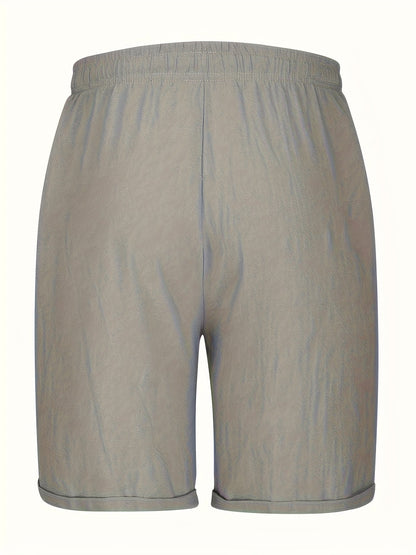 Herren Ethno-Shorts mit Aztekenmuster und Kordelzug – Modische Freizeithose für Sommer & Urlaub