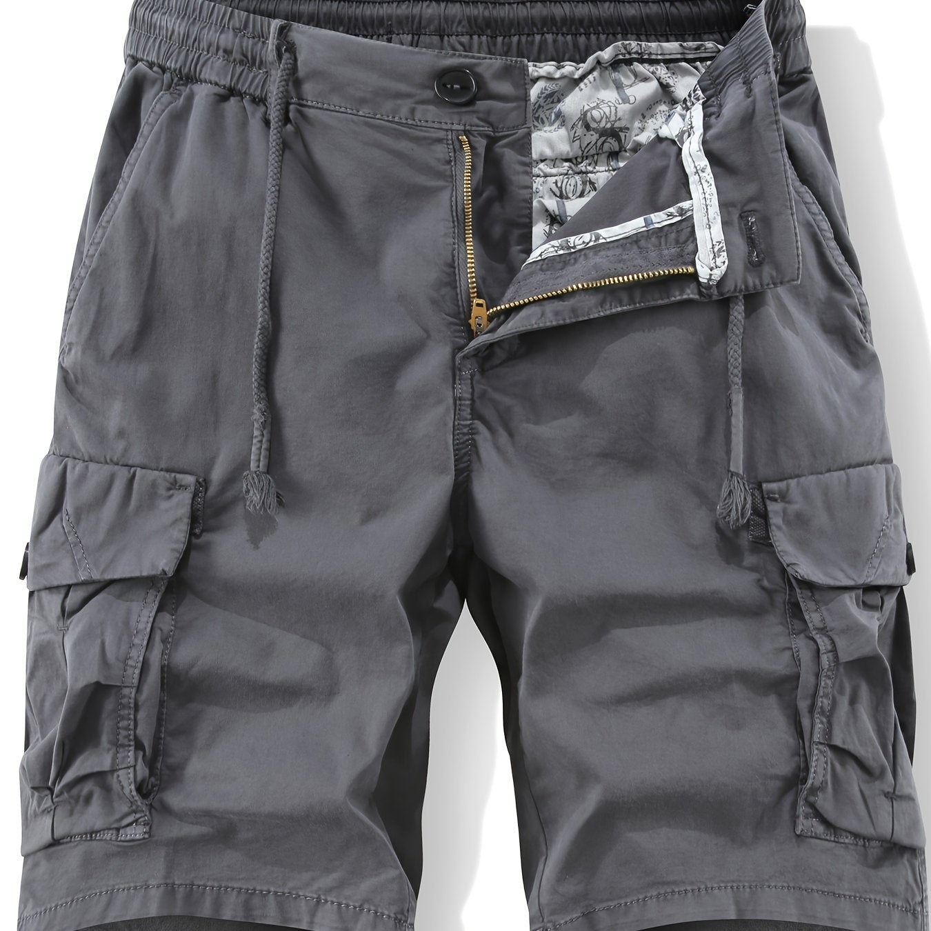 Herren Cargo Shorts mit Taschen und Kordelzug – Lässiger Outdoor-Style