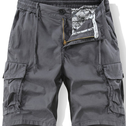 Herren Cargo Shorts mit Taschen und Kordelzug – Lässiger Outdoor-Style