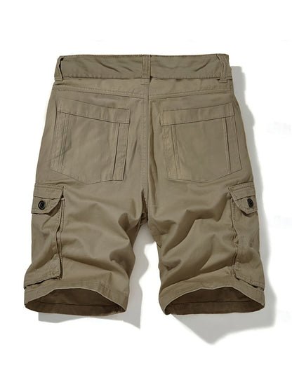 Herren Cargo Shorts mit Taschen und Print – Outdoor & Freizeit