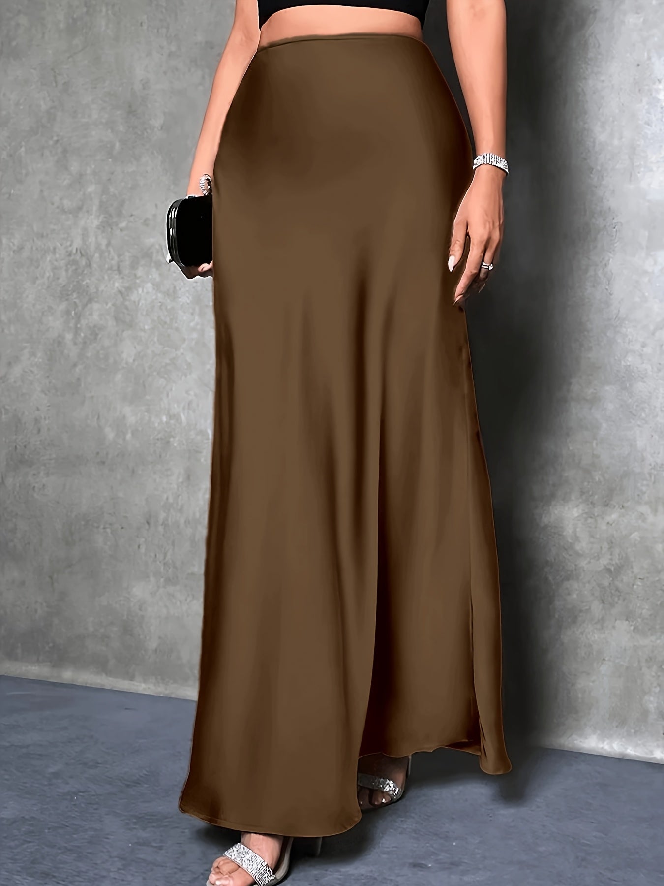 Damen Eleganter Maxirock für festliche Anlässe und Abendmode