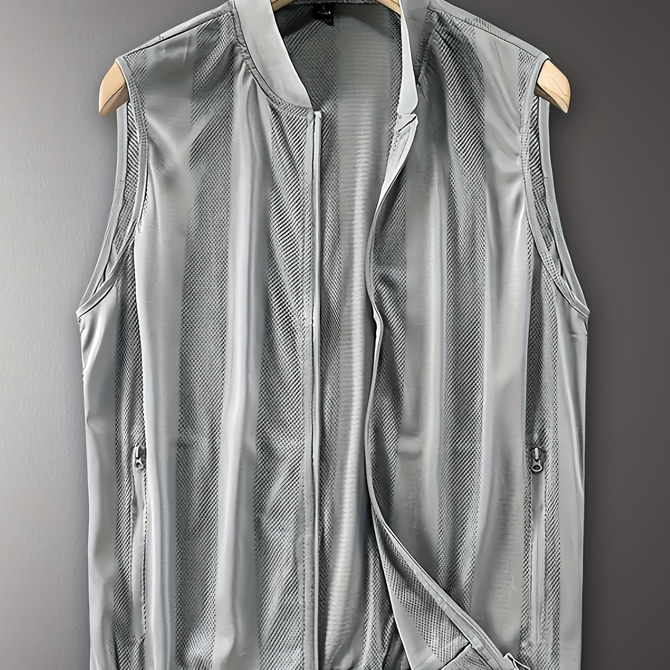 Herren Weste mit Reißverschluss und sportlichem Design – Ideal für Freizeit und Outdoor