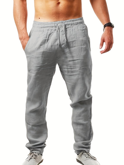 Herren Freizeithose mit Kordelzug – Bequeme Sommerhose für Alltag und Urlaub