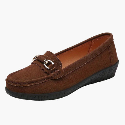 Damen Mokassins Elegant Komfort Slip-On Freizeit Loafer Schuhe