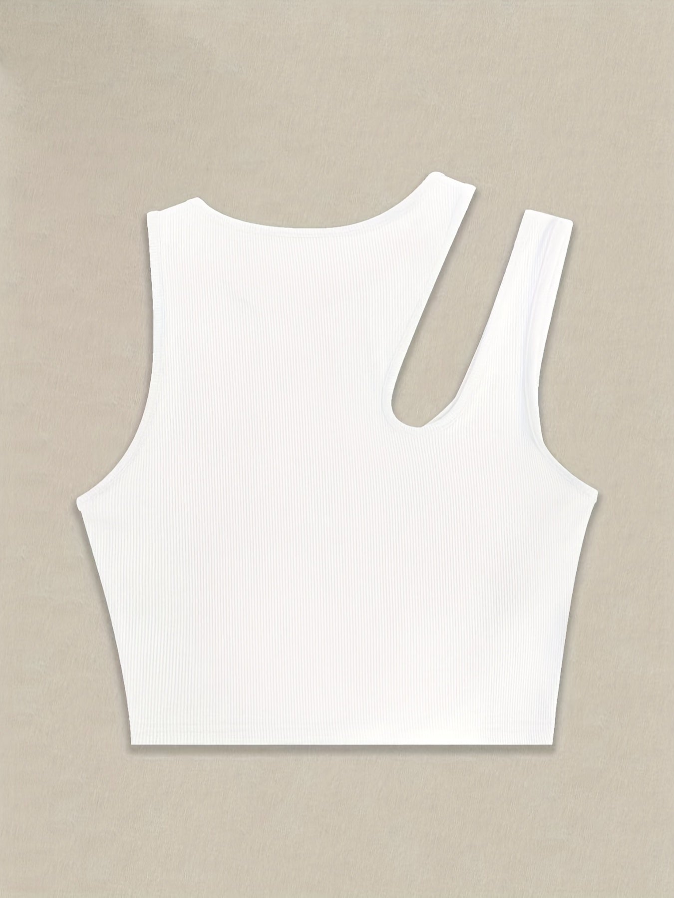 Damen Asymmetrisches Cropped Tanktop für trendige Sommer-Looks