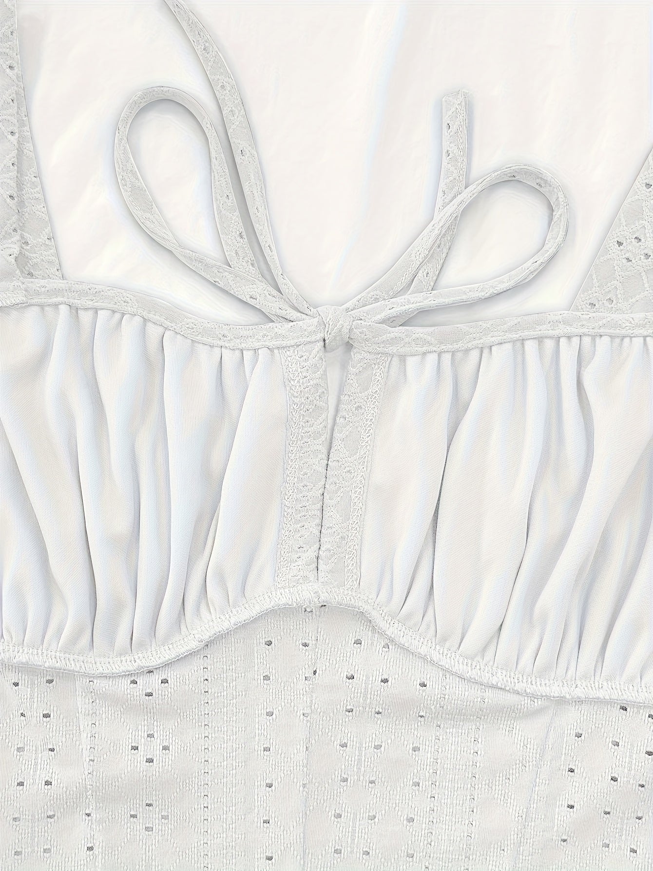Damen Bustier Top im Corsagen-Stil mit Stickerei und Schleifendetail – Modisches Sommer-Oberteil für Alltag und Party