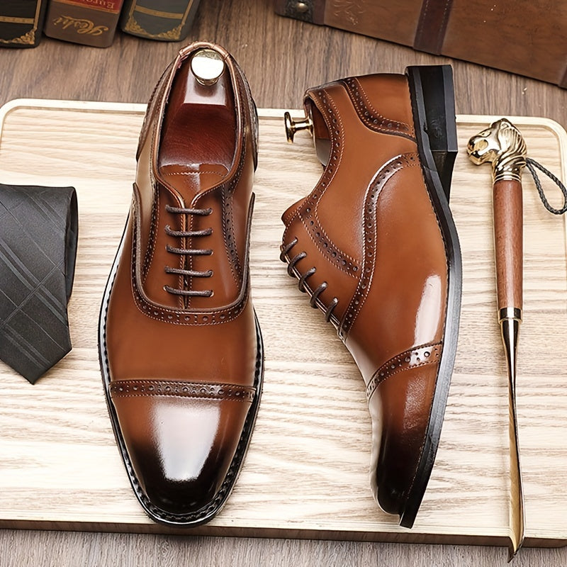 Herren Business Oxfordschuhe – Elegante klassische Schnürschuhe für Büro und festliche Anlässe