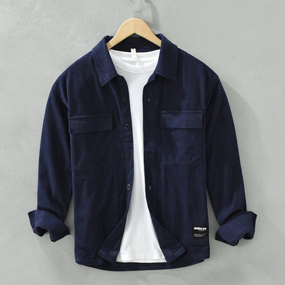 Jim – Japanischer Style Langarmhemd für Herren