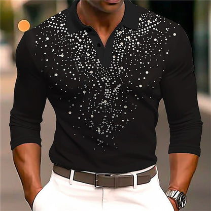 Tom – Freizeit Herren 3D Polo Shirt mit Aufdruck