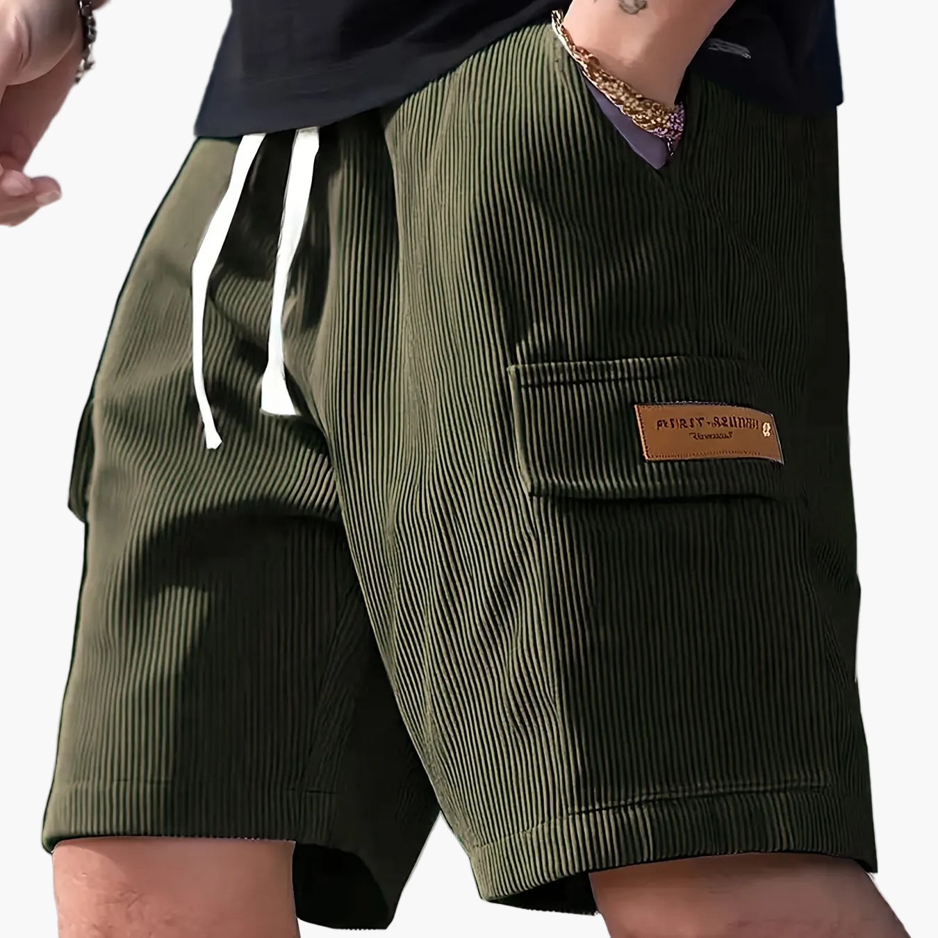 Herren Freizeitshorts mit Kordelzug – Modische Sommer Bermuda für Alltag & Freizeit