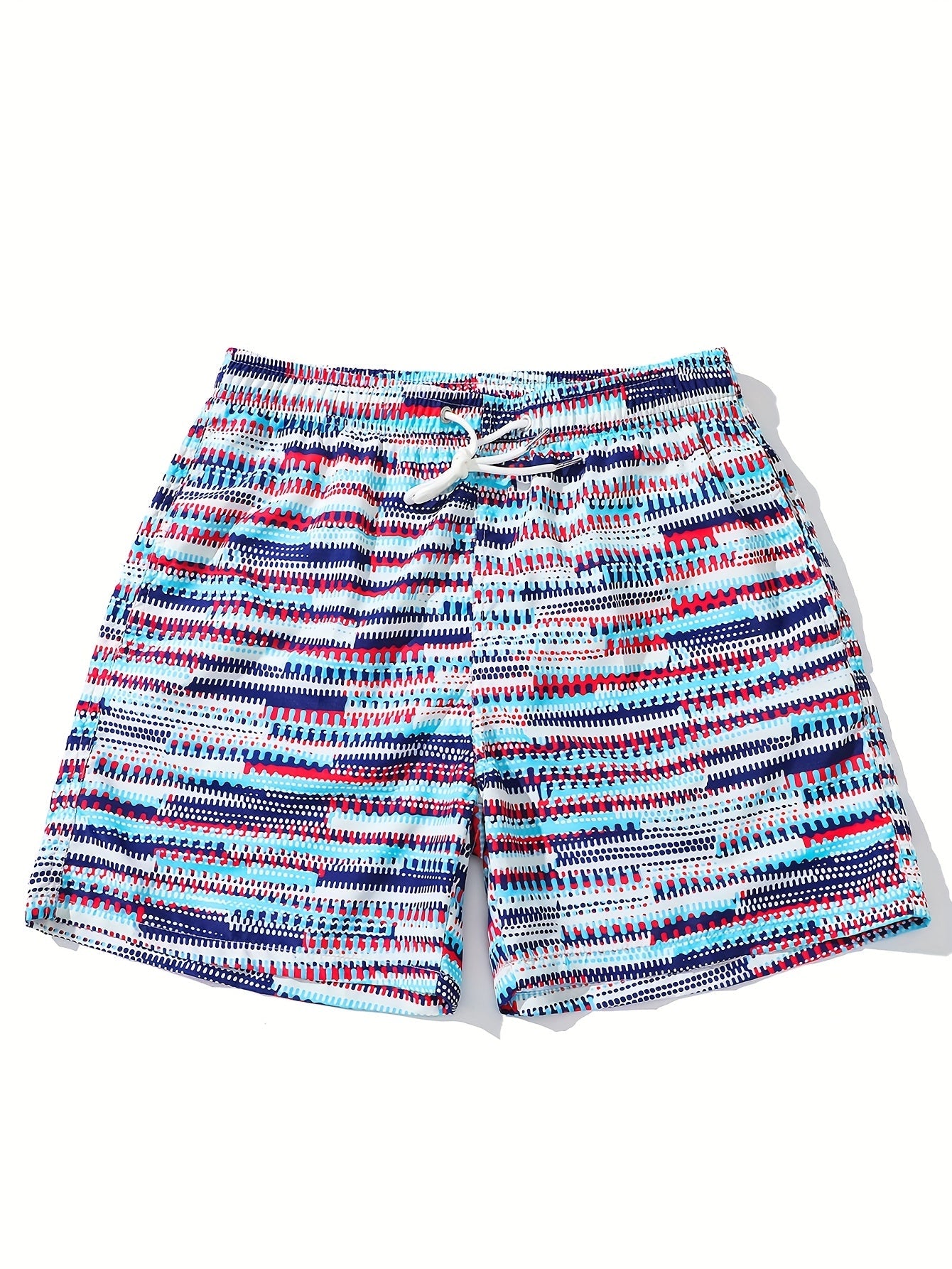Herren Badeshorts im sportlichen Musterstil – Perfekt für Strand und Freizeit