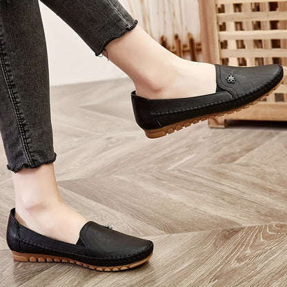 Damen Bequeme Slipper Mokassins – Elegante Freizeit Loafer für Alltag & Büro