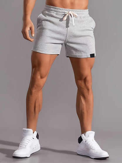 Herren Sportliche kurze Trainingsshorts mit Kordelzug – Bequeme Fitness- & Freizeithose