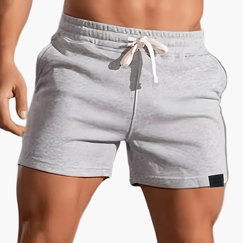 Herren Sportliche kurze Trainingsshorts mit Kordelzug – Bequeme Fitness- & Freizeithose