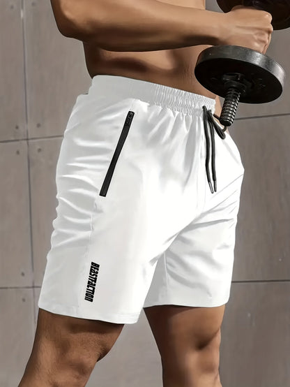 Herren Sportshorts mit Zipper-Taschen – Trainingsshorts Fitness & Workout