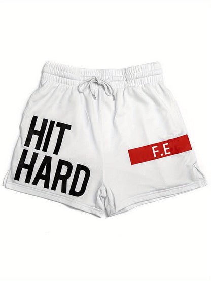 Herren Sportshorts Basketball „Hit Hard“ Streetwear Stil