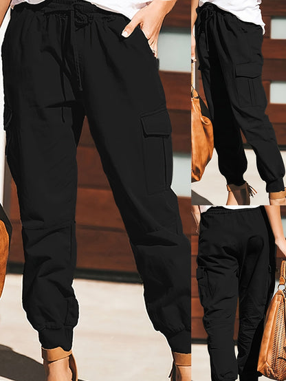 Damen Utility Cargo Jogginghose mit Taschen – Lässiger Alltagsstil