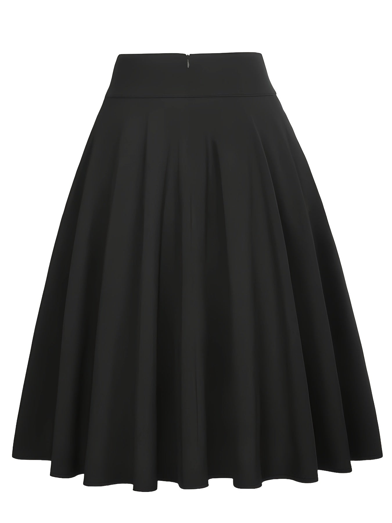 Damen Vintage A-Linien Rock mit Schleife – Eleganter Swingrock für Alltag & Freizeit